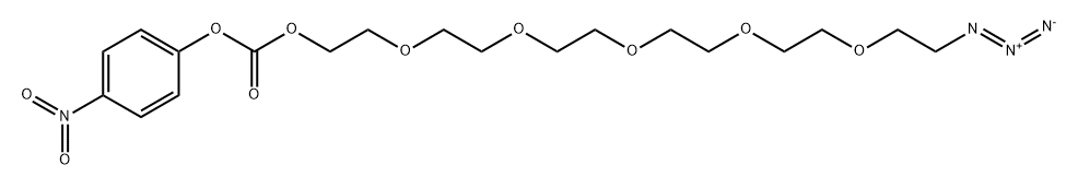 Azido-PEG6-4-nitrophenyl carbonate Structural