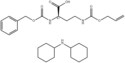 Z-D-Dab(aloc)-oh dcha Structural