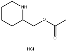 piperidin-2-ylmethyl acetate hydrochloride Structural