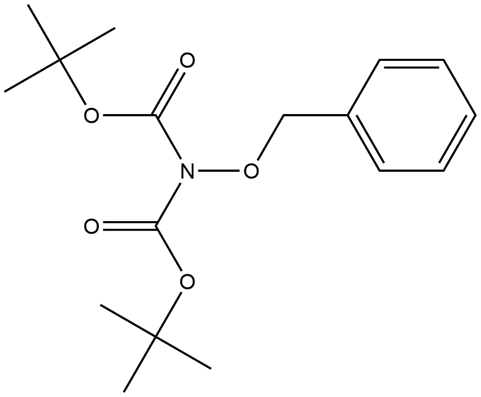 Imidodicarbonic acid, 2-(phenylmethoxy)-, 1,3-bis(1,1-dimethylethyl) ester Structural