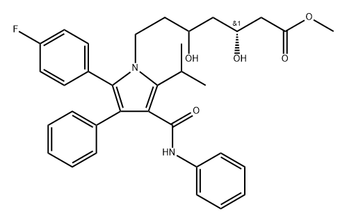Atorvastatin (3S,5R)-Isomer Methyl Ester Structural