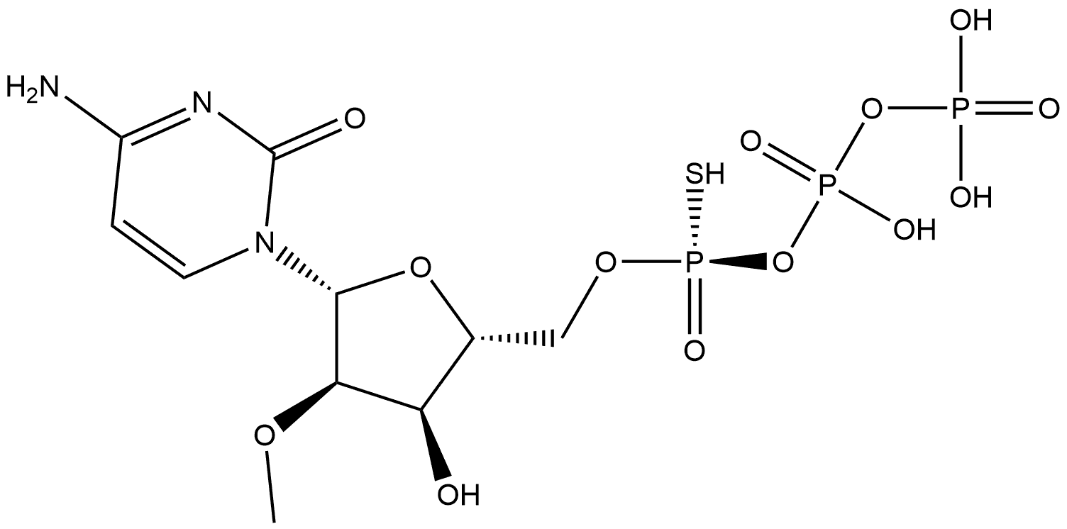 Rp-2'-O-Me-CTP-α-S Structural