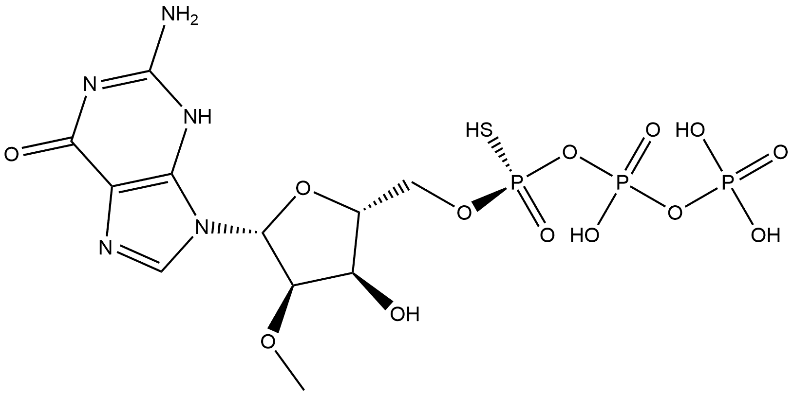 Rp-2'-O-Me-GTP-α-S Structural