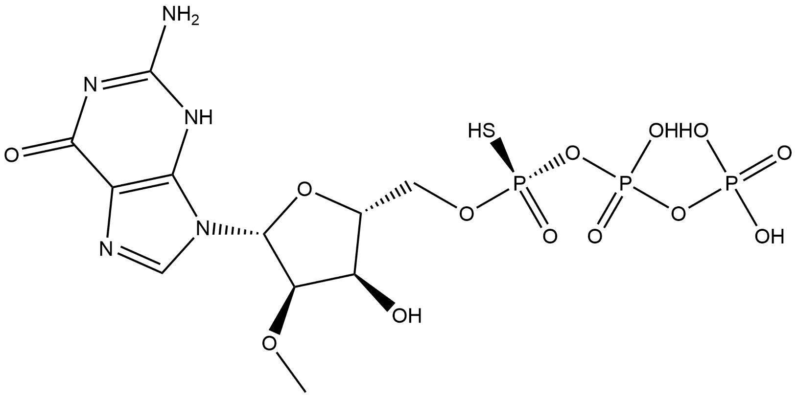 Sp-2'-O-Me-GTP-α-S Structural