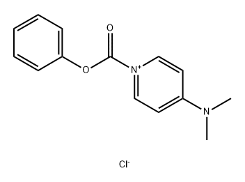 Pyridinium, 4-(dimethylamino)-1-(phenoxycarbonyl)-, chloride (1:1) Structural
