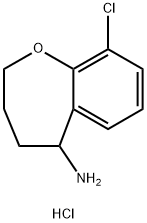 9-chloro-2,3,4,5-tetrahydro-1-benzoxepin-5-amine hydrochloride