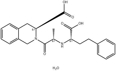 Quinaprilat hydrate Structural