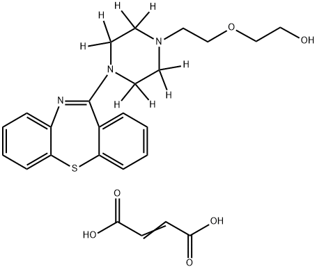 Quetiapine-d8 hemifumarate Structural