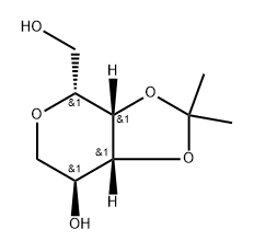 D-Galactitol, 1,5-anhydro-3,4-O-(1-methylethylidene)- Structural