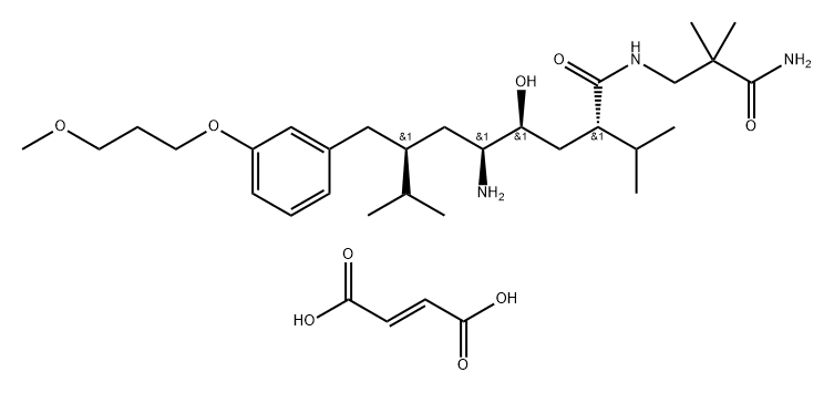 Demethoxy Aliskiren Fumarate (2:1) Structural