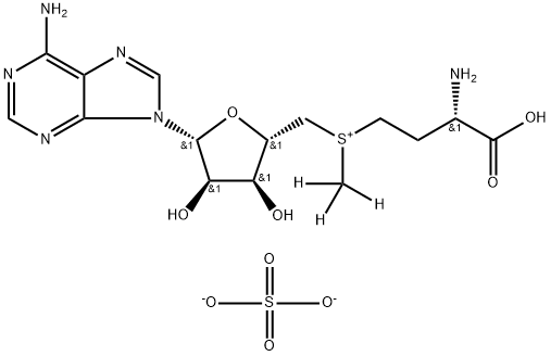Adenosine, 5'-[[(3S)-3-amino-3-carboxypropyl]methyl-d3-sulfonio]-5'-deoxy-, sulfate (2:1) (salt) (9CI) Structural