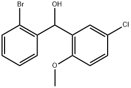 Benzenemethanol, α-(2-bromophenyl)-5-chloro-2-methoxy- Structural