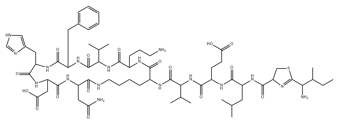 Bacitracin D3 Structural