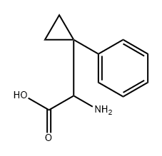 Amino-(1-phenyl-cyclopropyl)-acetic acid Structural