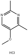 Pyrimidine, 5-methoxy-2,4-dimethyl-, hydrochloride (1:1) Structural