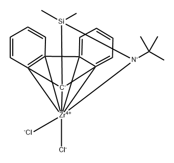 (η(5):η(1)-C13H8SiMe2N(t)Bu)ZrCl2 Structural