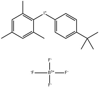 Iodonium, [4-(1,1-dimethylethyl)phenyl](2,4,6-trimethylphenyl)-, tetrafluoroborate(1-) (1:1) Structural