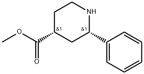 rel-Methyl (2R,4S)-2-phenyl-4-piperidinecarboxylate Structural