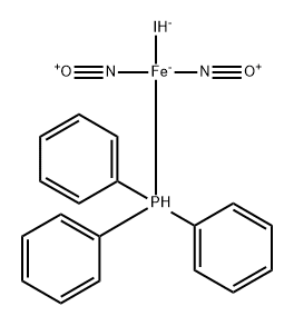 Iron, iododinitrosyl(triphenylphosphine)- Structural