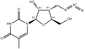 Uridine, 3'-(azidomethyl)-3'-deoxy-5-methyl- Structural