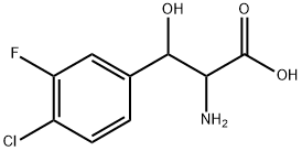 Phenylalanine, 4-chloro-3-fluoro-β-hydroxy- Structural