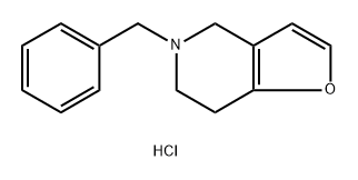 Furo[3,2-c]pyridine, 4,5,6,7-tetrahydro-5-(phenylmethyl)-, hydrochloride (1:1) Structural
