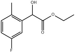 Ethyl 5-fluoro-α-hydroxy-2-methylbenzeneacetate Structural