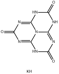 Potassium cyamelurate trihydrate Structural
