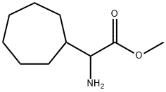 Cycloheptaneacetic acid, α-amino-, methyl ester Structural