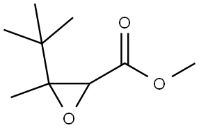 Methyl 3-tert-butyl-3-methyloxirane-2-carboxylate Structural