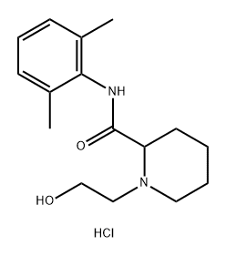 Droxicainide hydrochloride Structural