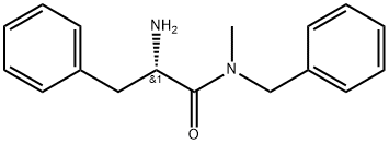 Benzenepropanamide, α-amino-N-methyl-N-(phenylmethyl)-, (αS)- Structural