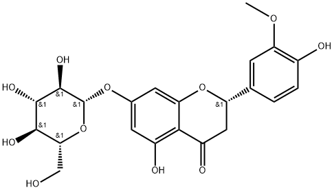 Homoeriodictyol 7-O-glucoside Structural