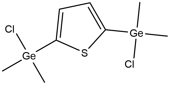 Germane, 2,5-thiophenediylbis[chlorodimethyl- (9CI) Structural