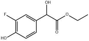 Ethyl 3-fluoro-α,4-dihydroxybenzeneacetate Structural