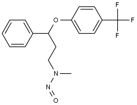 Benzenepropanamine, N-methyl-N-nitroso-γ-[4-(trifluoromethyl)phenoxy]- Structural