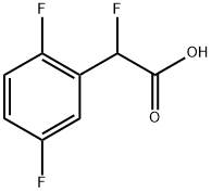 Benzeneacetic acid, α,2,5-trifluoro- Structural