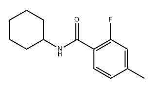 N-cyclohexyl-2-fluoro-4-methylbenzamide