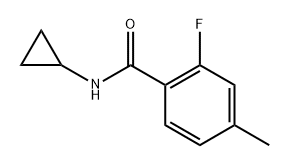 N-cyclopropyl-2-fluoro-4-methylbenzamide
