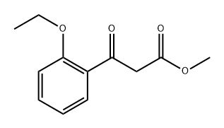 Benzenepropanoic acid, 2-ethoxy-β-oxo-, methyl ester Structural