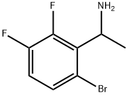 Benzenemethanamine, 6-bromo-2,3-difluoro-α-methyl- Structural