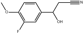 Benzenepropanenitrile, 3-fluoro-β-hydroxy-4-methoxy- Structural