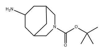 tert-Butyl 7-amino-3-azabicyclo[3.3.1]nonane-3-carboxylate Structural