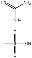 Guanidine, methanesulfonate (1:1) Structural
