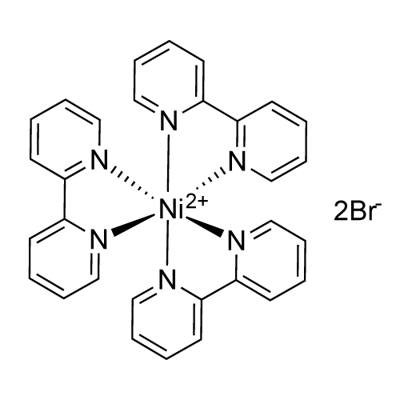 Tris(2,2'-bipyridine)nickel(II) bromide Structural