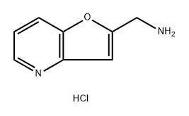 Furo[3,2-b]pyridine-2-methanamine, hydrochloride (1:2) Structural