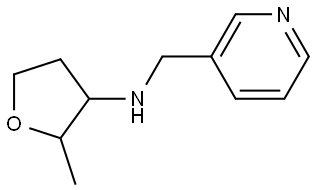 2-methyl-N-(pyridin-3-ylmethyl)oxolan-3-amine Structural