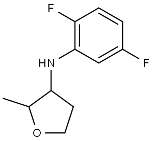 N-(2,5-Difluorophenyl)-2-methyloxolan-3-amine Structural