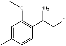 Benzenemethanamine, α-(fluoromethyl)-2-methoxy-4-methyl- Structural