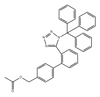 Losartan Acetyloxy N1-Trityl IMpurity Structural